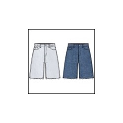 шорты джинсовые женские индиго