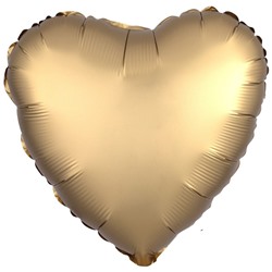 В0383-7 Шар фольга сердце золот46см