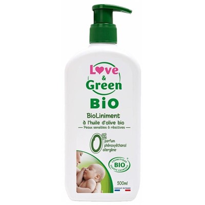Love and Green BioLiniment ? l Huile d Olive Bio 500 ml