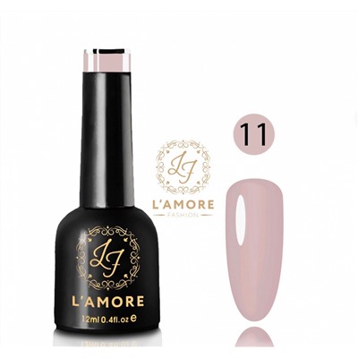 Гель лак для ногтей Luxury L’AMORE FASHION 12мл тон 11