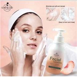 Очищающая пенка для лица с экстрактом персика Cosme Lab Facial Cleanser 200мл