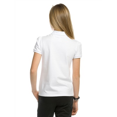 Джемпер (модель "футболка") для девочек Белый(2)