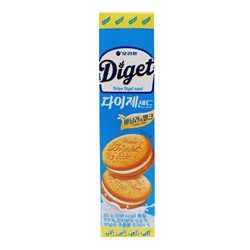 Печенье с йогуртовым кремом Diget Orion, Корея, 93 г. Акция