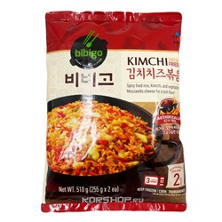 Жареный рис с кимчи и сыром Bibigo, Корея, 510 г (2*255г) Акция