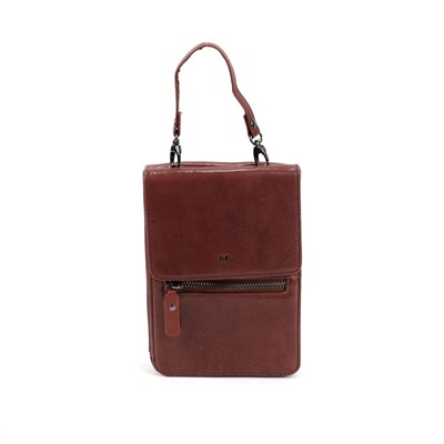 Мужская кожаная сумка-портмоне 2019949А К209 Marrone rosso