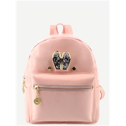 Розовый модный рюкзак