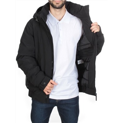 4019 BLACK Куртка мужская зимняя ROMADA (200 гр. холлофайбер)