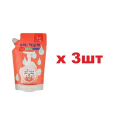 Lion Детское пенное мыло для рук серии Ai - Kekute с ароматом персика зап.блок 200мл 3шт