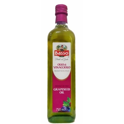 Масло виноградное рафинированное Basso grapeseed oil 750 мл