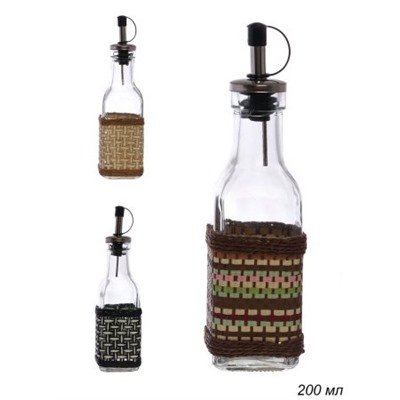 Бутылка для жидких специй 200 мл / CY-44A /уп 12/72/ с декором