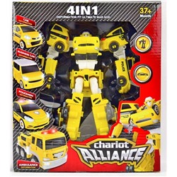 Трансформер Chariot Alliance 4 в 1 желтый