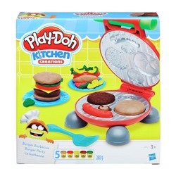 Корзина ​Набор пластилина Play-Doh Kitchen Бургер-барбекю