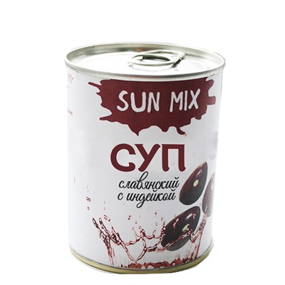 Суп славянский с индейкой Sun Mix 340 гр.