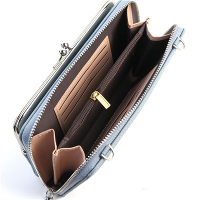 Женская сумка-кошелек B-002 Голубой