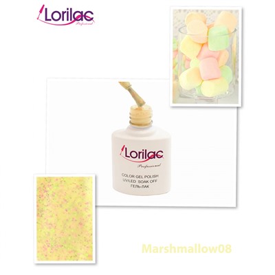 Гель лак Lorilac серия Marshmallow 10 ml #08