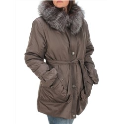 2012 GRAY Куртка зимняя женская с подстежкой (пух)