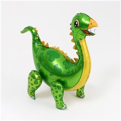 Шар фольгированный 36" «Динозавр-стегозавр», зелёный