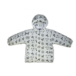 6340 BF Travalle, Зимняя куртка белая с рисунком пингвин