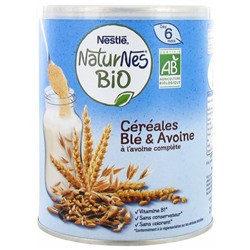 Nestl? Naturnes Bio C?r?ales Bl? and Avoine d?s 6 Mois 240 g