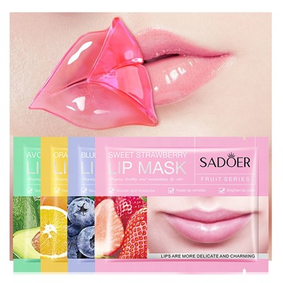 SADOER Увлажняющая и питательная  маска для губ Avokado Nourish Lip Mask