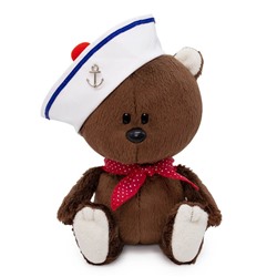 Мягкая игрушка «Медведь Федот», в морском берете с якорем, 15 см