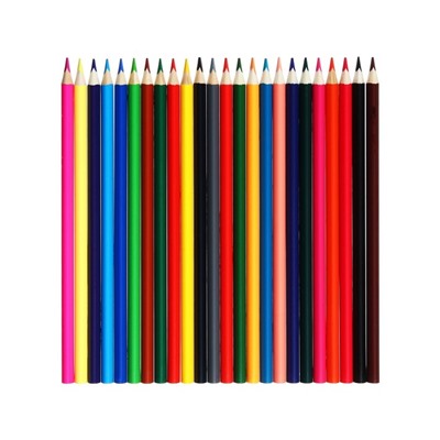 Карандаши 24 цвета "Гамма" "Мультики", стержень d=2.6 мм, трёхгранные