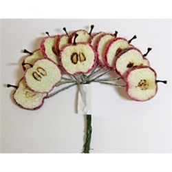 Декоративный букетик "Яблочные дольки в сахаре", Рукоделие, DKB002