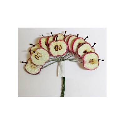 Декоративный букетик "Яблочные дольки в сахаре", Рукоделие, DKB002