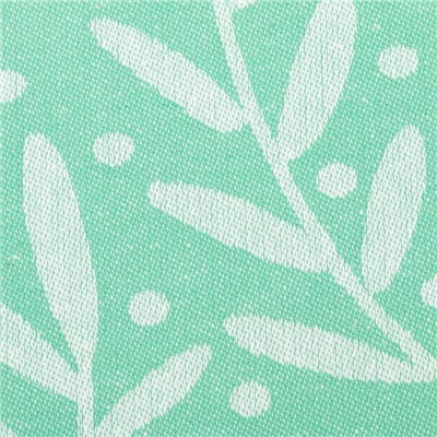 Набор полотенец Этель Hares & leaves 40х60 см - 2 шт., цвет зеленый, 100% хлопок