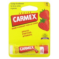 Carmex Fraise Baume Hydratant L?vres SPF15 4,9 ml