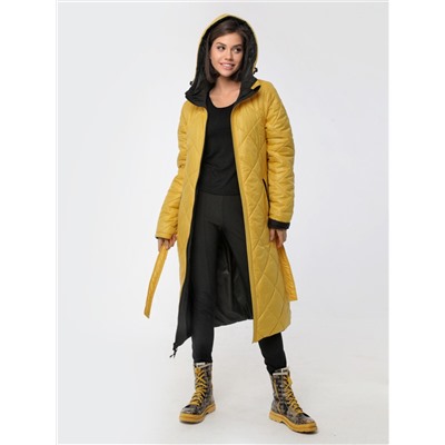 Пальто DizzyWay 22310 черный/желтый