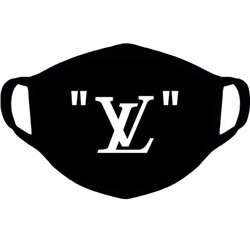 Маска от вирусов с рисунком "Louis Vuitton"