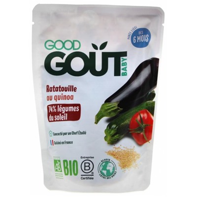 Good Go?t Ratatouille au Quinoa d?s 6 Mois Bio 190 g
