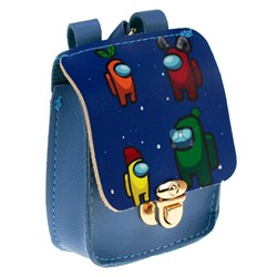 Брелок-рюкзачок из эко-кожи «computer game»