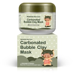 Кислородная маска с глиной Bioaqua Little black pig bubble mask mud 100g 0511