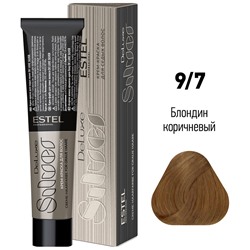 Крем-краска для волос 9/7 Блондин коричневый DeLuxe Silver ESTEL 60 мл