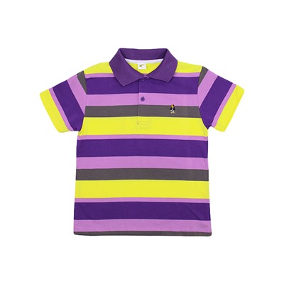 216172 Рубашка-поло кор.рукав д.мал. фиолетовый