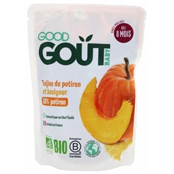 Good Go?t Tajine de Potiron et Boulgour d?s 8 Mois Bio 190 g