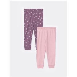 Пижамные брюки для девочек с эластичным поясом 2 шт