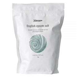 Соль для ванны English epsom salt с натуральным эфирным маслом эвкалипта и пихты