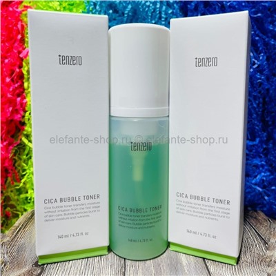 Тоник с центеллой азиатской TENZERO Cica Bubble Toner 140ml (125)