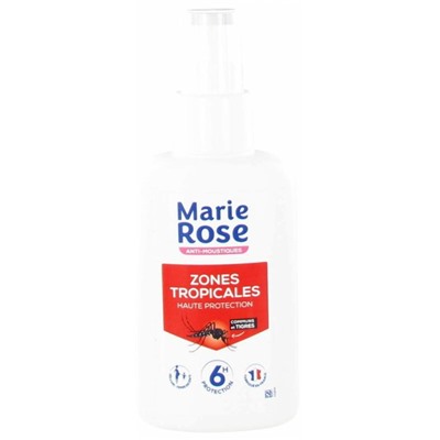 Marie Rose Anti-Moustiques Zones Tropicales Haute Protection 100 ml