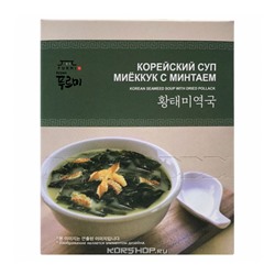Набор из 5 штук Корейский суп мисо б\п с минтаем и водорослями Миёккук Sewon Furmi, Корея, 40 г Акция