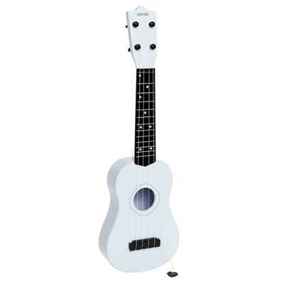 Игрушка музыкальная - гитара «Стиль», 4 струны, 57 см., цвет белый
