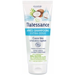 Natessance Apr?s-Shampooing Extra-Doux Coco Bio et K?ratine V?g?tale 200 ml