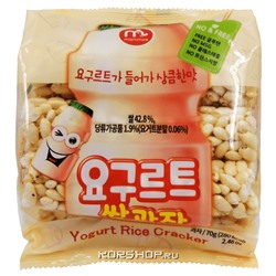 Палочки из воздушного риса со вкусом йогурта Mammos, Корея, 70 г. Акция