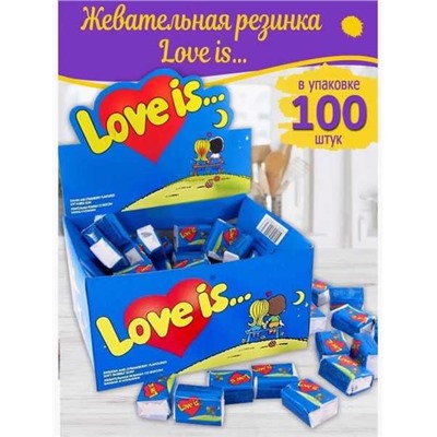 Love is Жевательная резинка Масса 420гр (100шт)