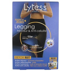 Lytess Cosm?totextile Legging Minceur and Anti-Cellulite Detox Nuit Noir