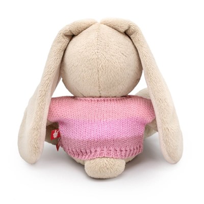 Мягкая игрушка «Зайка Ми», в нежно-розовом свитере, 15 см