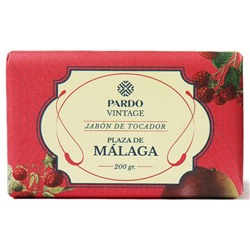 Натуральное мыло с ароматом манго и малины Pardo Vintage Málaga (Площадь Малаги) 200 г